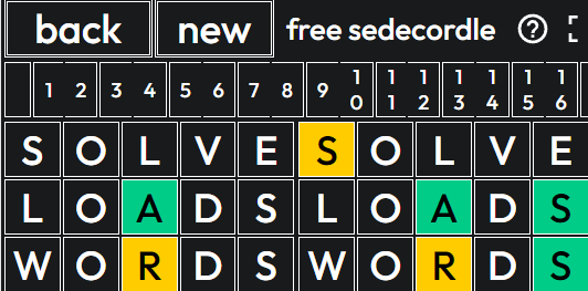 Play 8 simultaneous Wordle puzzles in Octordle